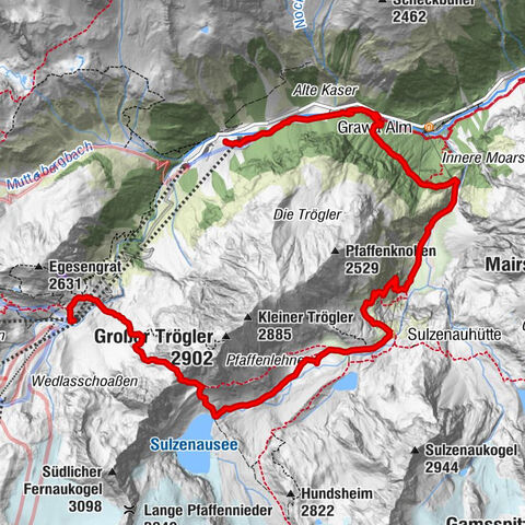Dresdner hütte - sulzenauerhütte