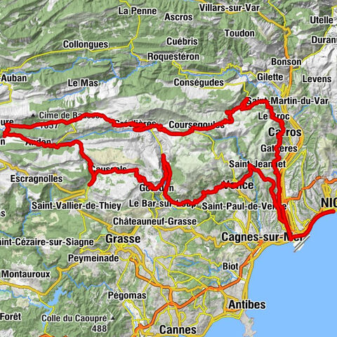 Circuito bici n.º 9: El nuevo circuito IRONMAN NICE