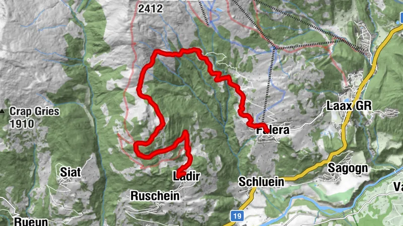 Trailrun: Ladir - Alp Muota - Falera