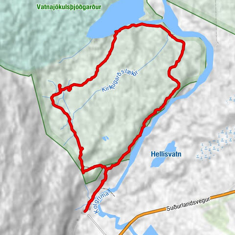 Skalafelljökull Runde