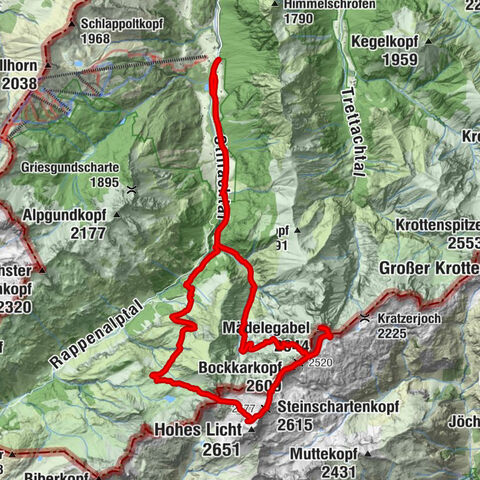 Schöne Rundtour vom Fellhornbahn Parkplatz