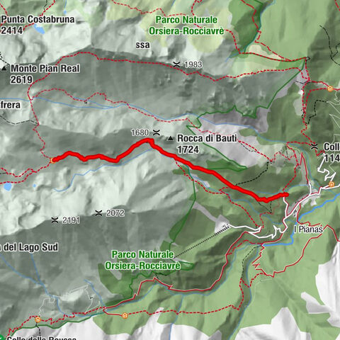 Giro dell'Orsiera G.O. Etapa 1: Borgata Molè - Refugio de Balma