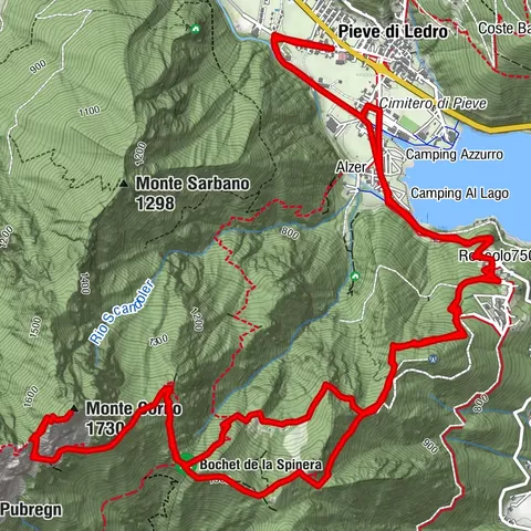 Monte Corno: el balcón sobre el Lago de Ledro