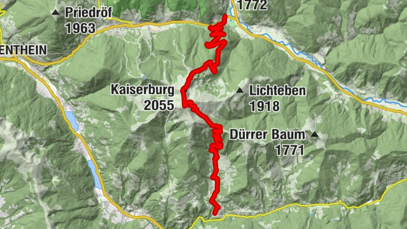09 Salzsteigweg, 21. Etappe: Wiedweg - Arriach