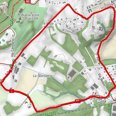 La Quintalina ed il castello di Monguzzo