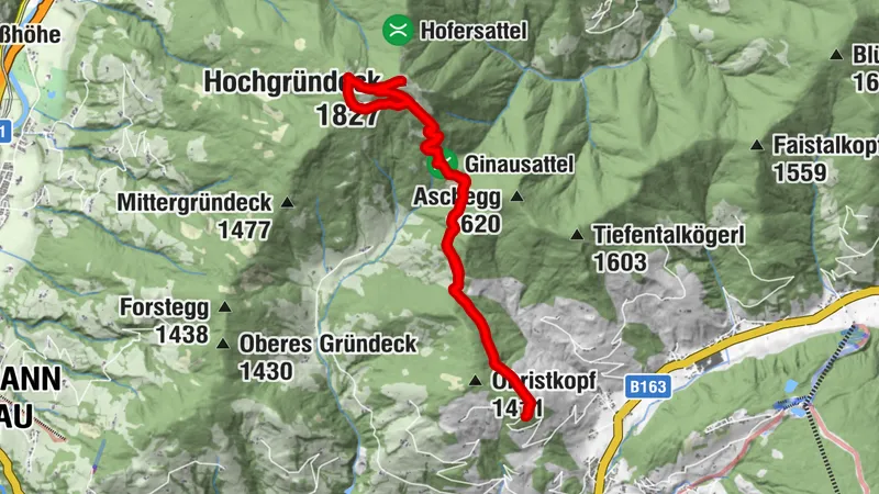 Heinrich Kiener Haus / Hochgründeck 1827m (453)