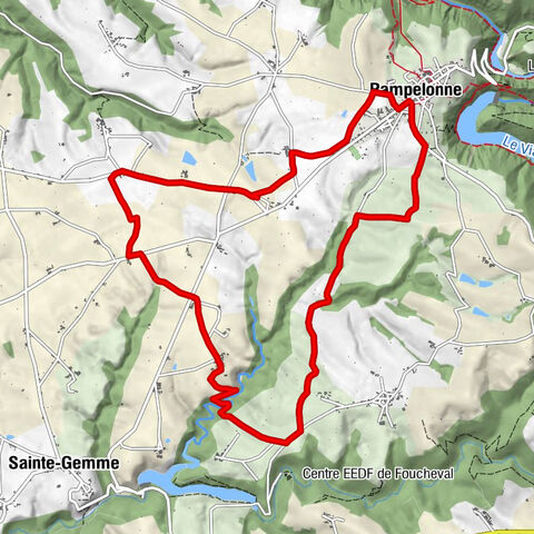 Circuit n°6 (rouge) VTT - En Route pour la Navarre