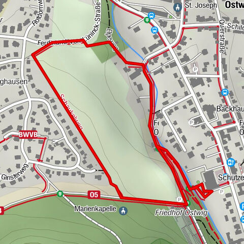 Camino de los columpios Ostwig