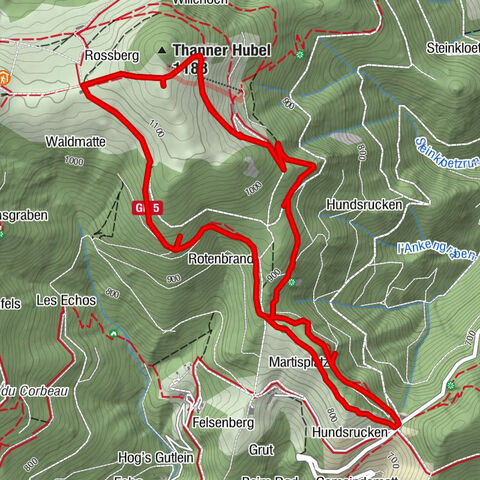 El Thannerhubel en Bourbach-le-Haut