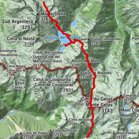 Goldtoni - Alpenbogen A105 Refuge de la Modena de Fenestre-Refugio Morelli Buzzi