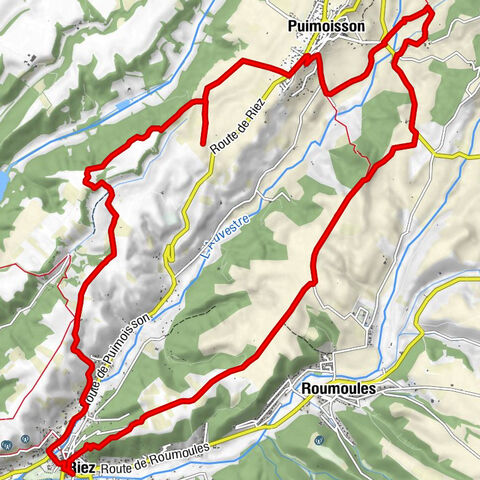Sitio BTT FFC – Provence Verdon – Circuito 22 – Azul