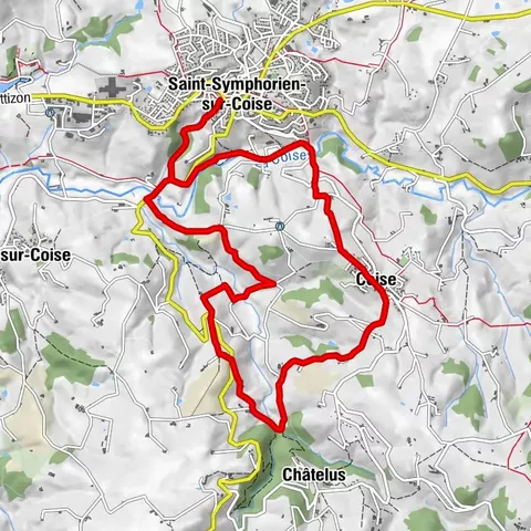 Evasión pelaude - Montes del Lyonnais - Saint-Symphorien-sur-Coise