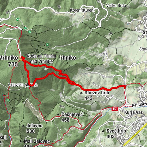 Planina Nad Vrhnika, Slovenia