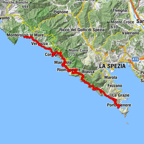 "Cinque Terre Wanderung" - 40km durch fünf verträumte Dörfer in Italien