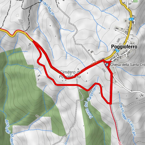 Rundweg 2 um Casale di Poggioferro, Grosseto, Italy