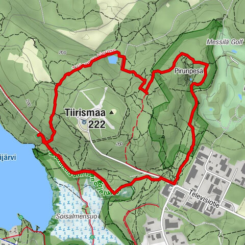 Recorrido circular de Tiirismaa, Hollola
