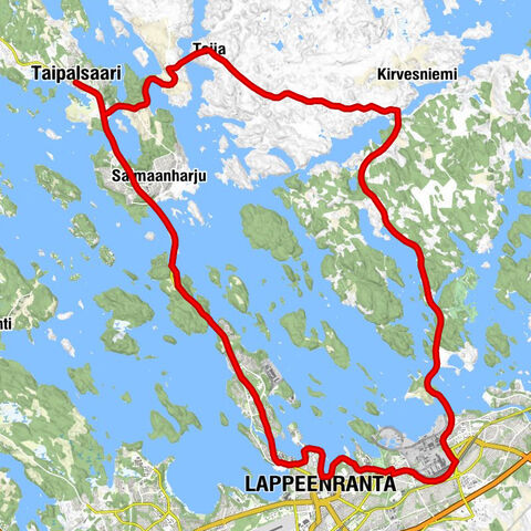 Ruta paisajística para bicicleta de Taipalsaari