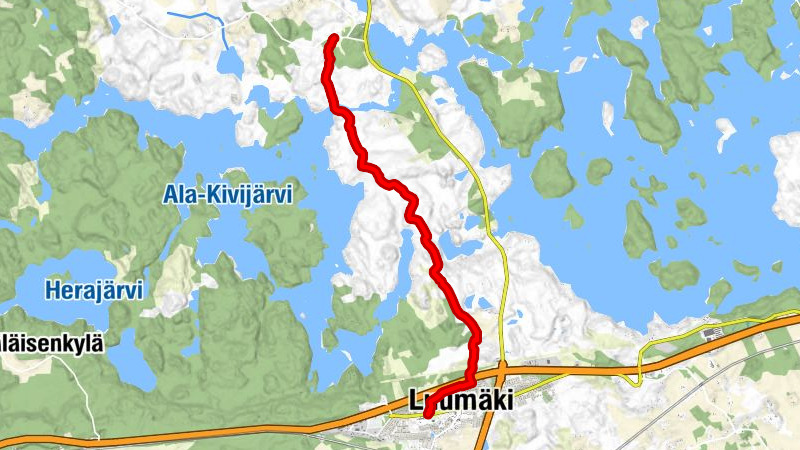 Huopaisenvirta Hiking Trail, Luumäki
