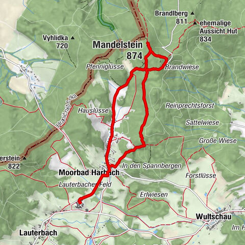 Mandelstein von Moorbad aus