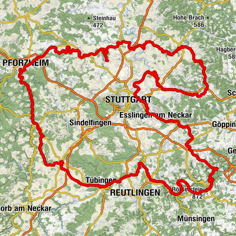Valle del Neckar/Selva Negra | Ruta Alemana de Casas Entramadas: Ruta circular valle del Neckar/Selva Negra