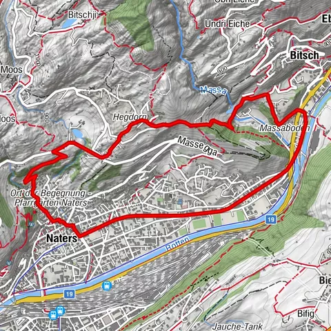 RUTA CIRCULAR PUENTE COLGANTE MASSEGGA