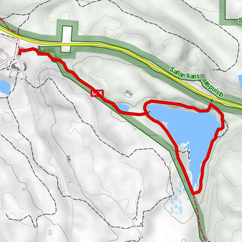 Ruta circular Kolmiloukkonen, Salla