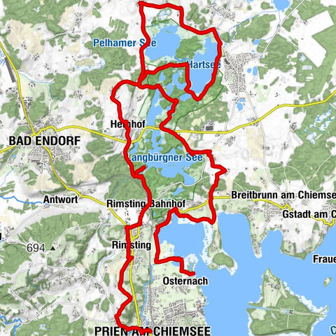 Chiemsee, Seeenplatte