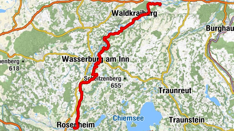 Mühldorfer Radlstern: Mühldorf-Rosenheim