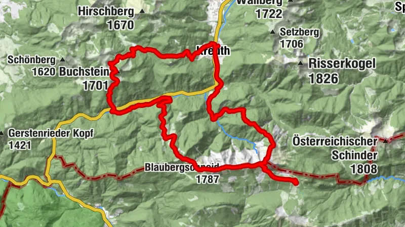 Ruta de cabañas de 3 días en el pueblo de alpinismo Kreuth
