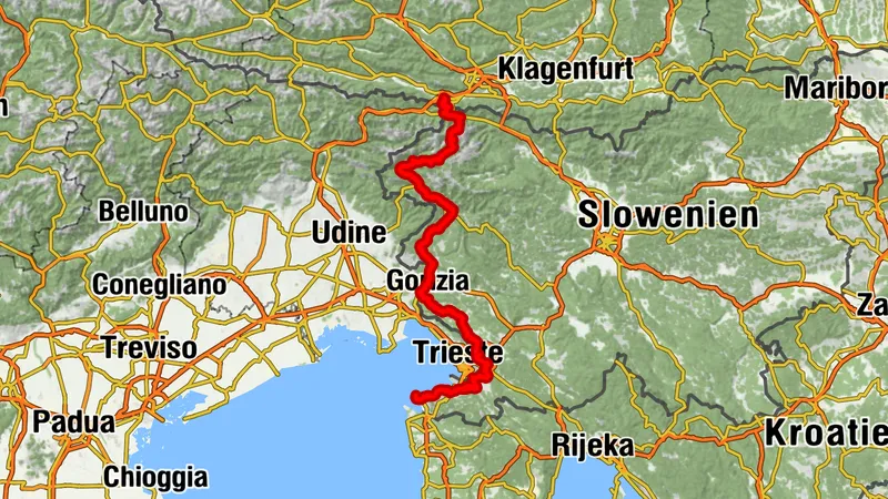 Recorrido MTB de Norte a Sur por Eslovenia