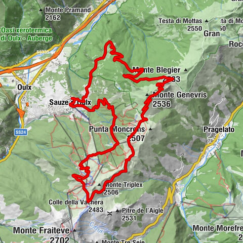 SAUZE D'OULX El camino de los sarracenos