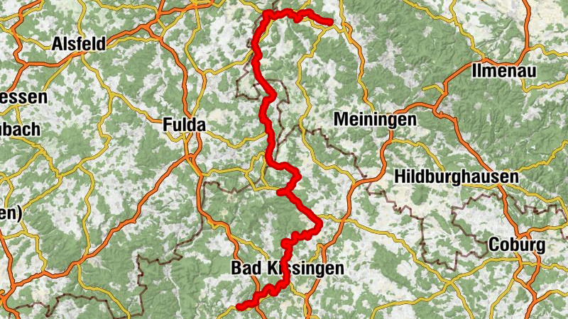 Rhön-Radweg TransTriskele