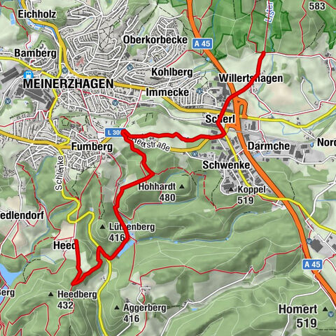 Etapa 1: "Wanderbares M" Descubre los rincones más bellos de Meinerzhagen