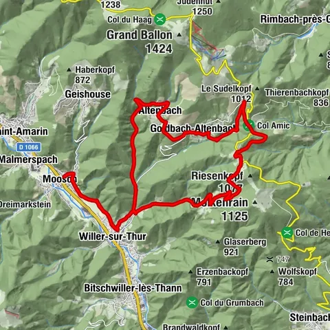 El circuito del Col Amic BTT FFC n.º 33