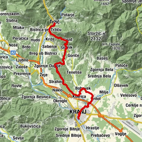 Sendero Karavanke - ETAPA 3: Kranj - Tržič