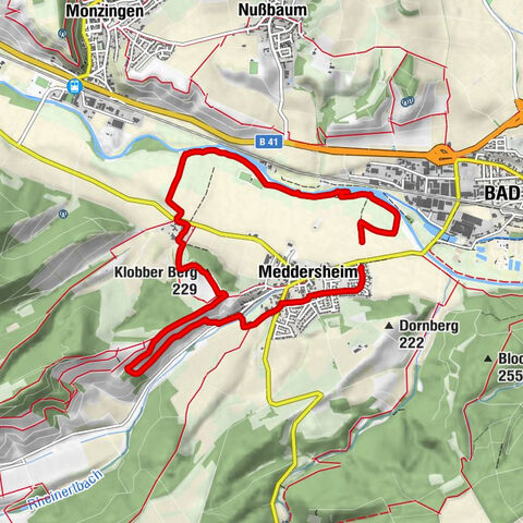 Tour rund um Meddersheim