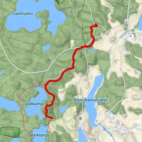 Caminos de Portimo - Luomakangas-Siliävuori, Hamina