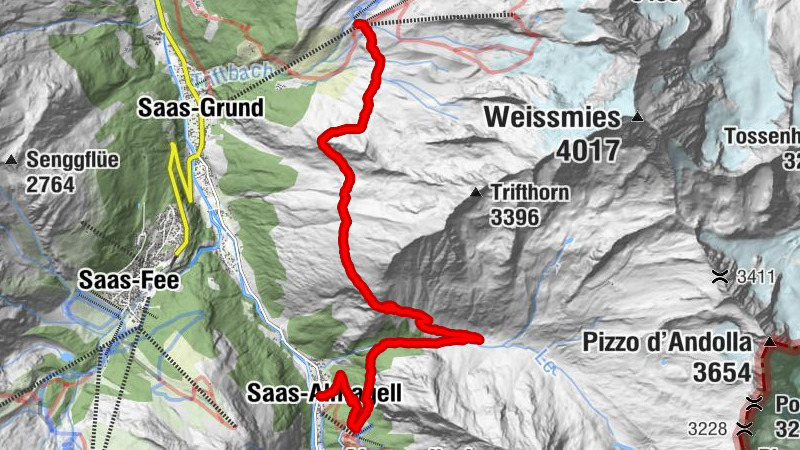Höhenweg Allmagelleralp