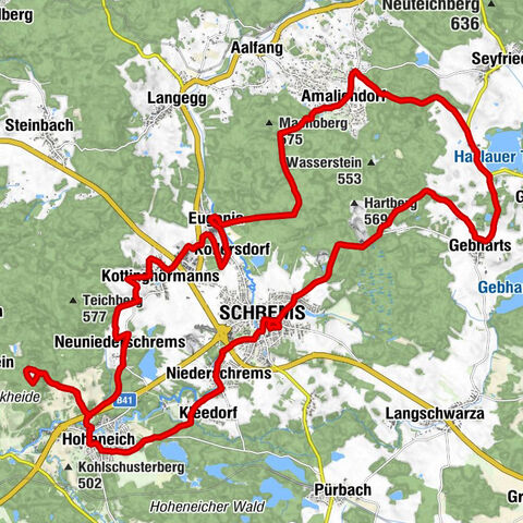 Steinbruch- und Wackelsteinweg