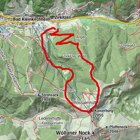 Skitour: FIS K70, Auf Franz Klammers Spuren