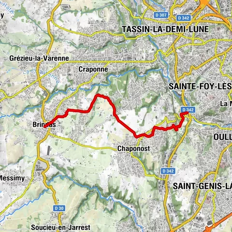 Camino de Montaigne - Etapa 2 - Chaponost > Brindas