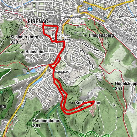 MDR THÜRINGEN - Paseo de Pascua 2023: ruta lila