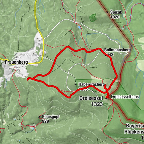 Dreisesselberg (1.332m) Westanstieg by Wilson Holz