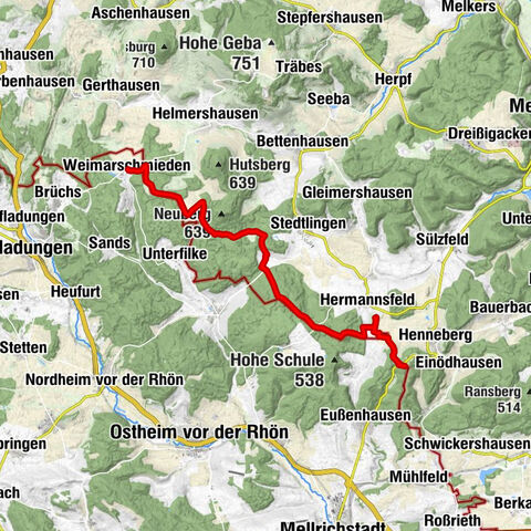 Caminata - "En el Camino de la Paz" - Henneberg-Weimarschmieden