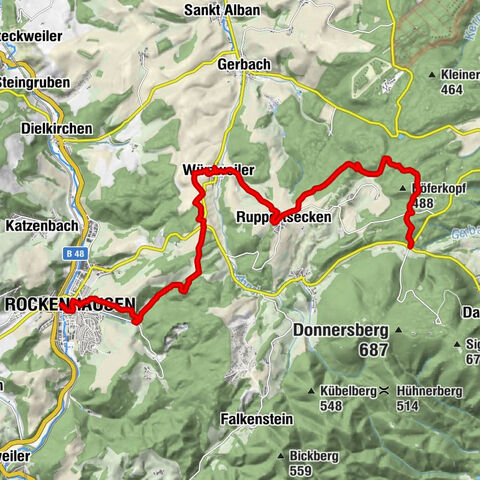 Ruta Pfälzer Höhenweg etapa 03 Casa Basten - Rockenhausen
