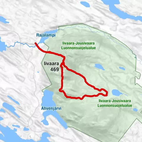 Iirinki, Reserva Natural de Iivaara, Kuusamo