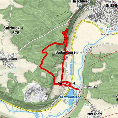 Kratzmühle - Badanhausen Rundweg
