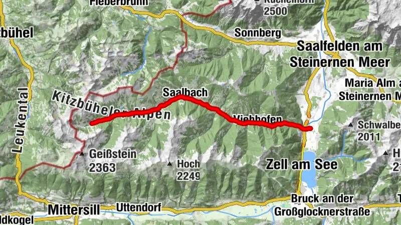 Vía ciclista de Glemmtal