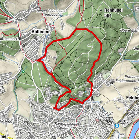 Steingruben - Solothurn - Martinskapelle - Verenakapelle