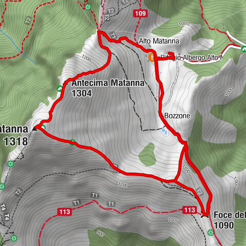 Alto Matanna - Monte Matanna - Callare di Matanna - Stazzema